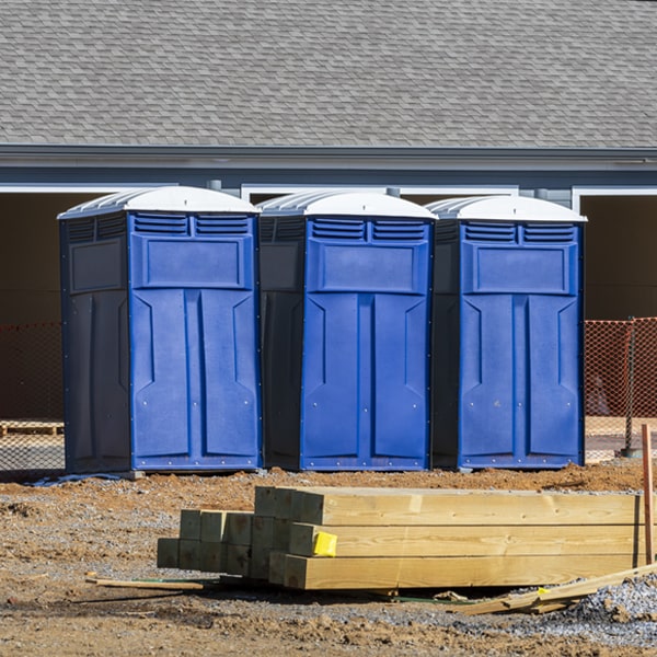 are there any restrictions on where i can place the portable toilets during my rental period in Chandlersville Ohio